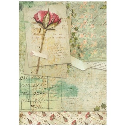 Papel de Arroz ROSA FONDO...