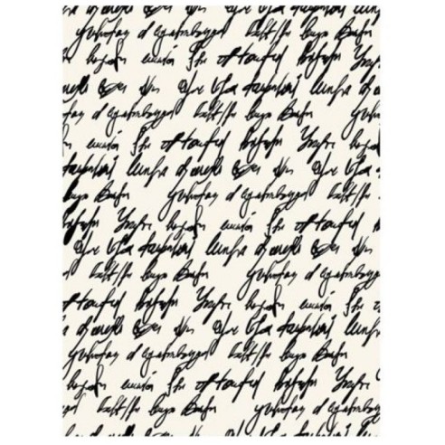 Papel de Arroz TEXTO CALIGRAPHY 054