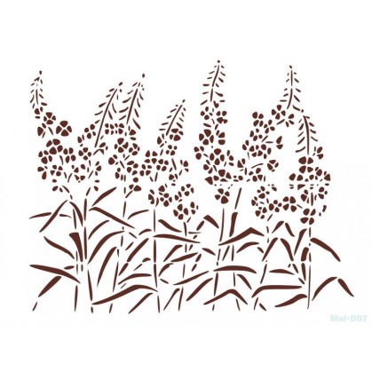 Stencil  FLORES SILVESTRES...