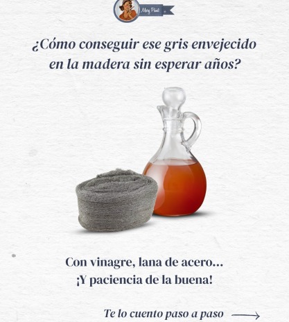 Como Oxidar la madera